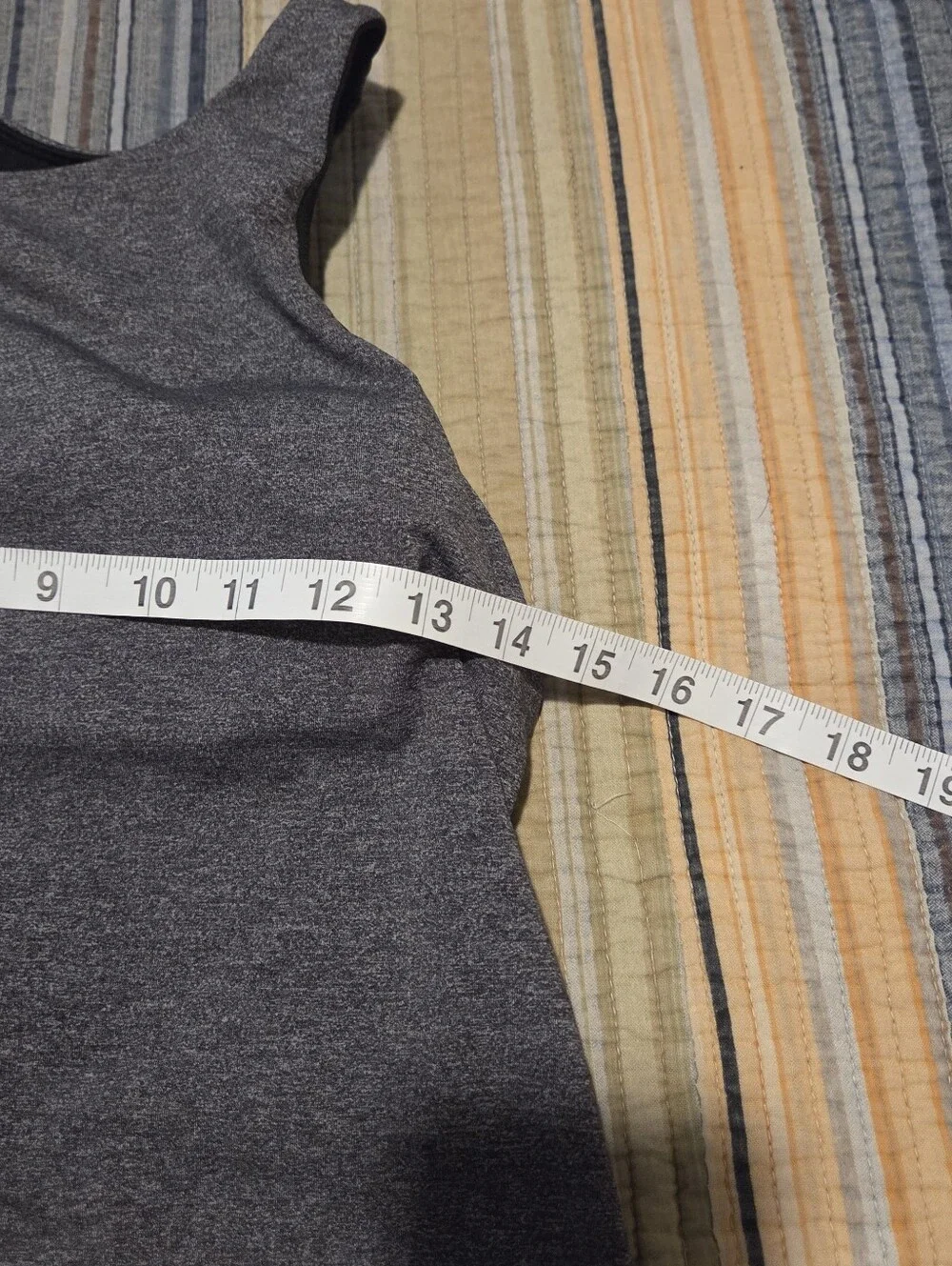 Lululemon Athletica Racerback Tank Top Dark Heather Gray Women's Size 6